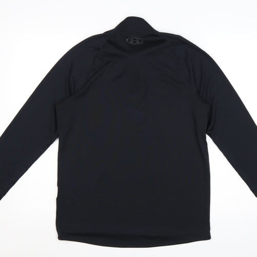 Under Armour Men's Black Small 1/4 Zip Pullover Sweatshirt
