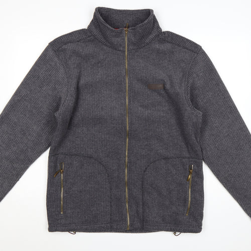 Regatta Mens Grey Full Zip Fleece Outdoor Jacket Size L