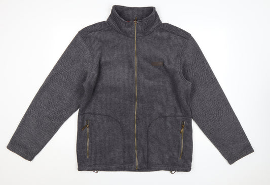 Regatta Mens Grey Full Zip Fleece Outdoor Jacket Size L