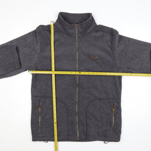 Regatta Mens Grey Full Zip Fleece Outdoor Jacket Size L