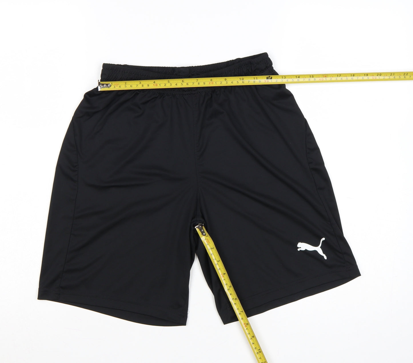 Puma Men's Black S Athletic Training Shorts Quick Dry Polyester