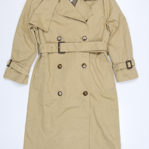 Marks and Spencer Women's Beige Petite Trench Coat Size 6