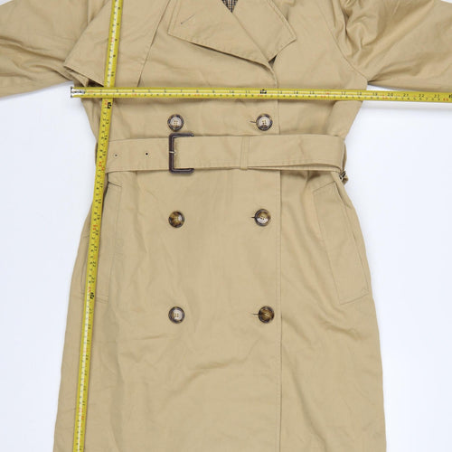 Marks and Spencer Women's Beige Petite Trench Coat Size 6