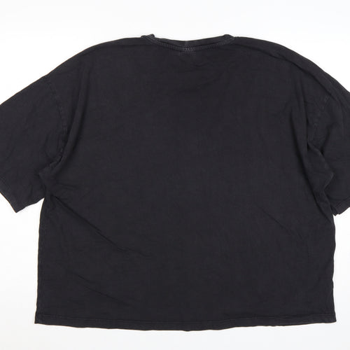 Primark Def Leppard Women's Black XL Relaxed Fit Graphic T-Shirt