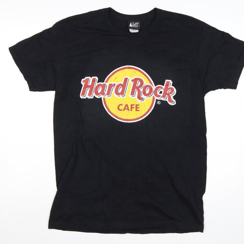 Fashion Mixxx London Men's Black Hard Rock Cafe Graphic T-Shirt L