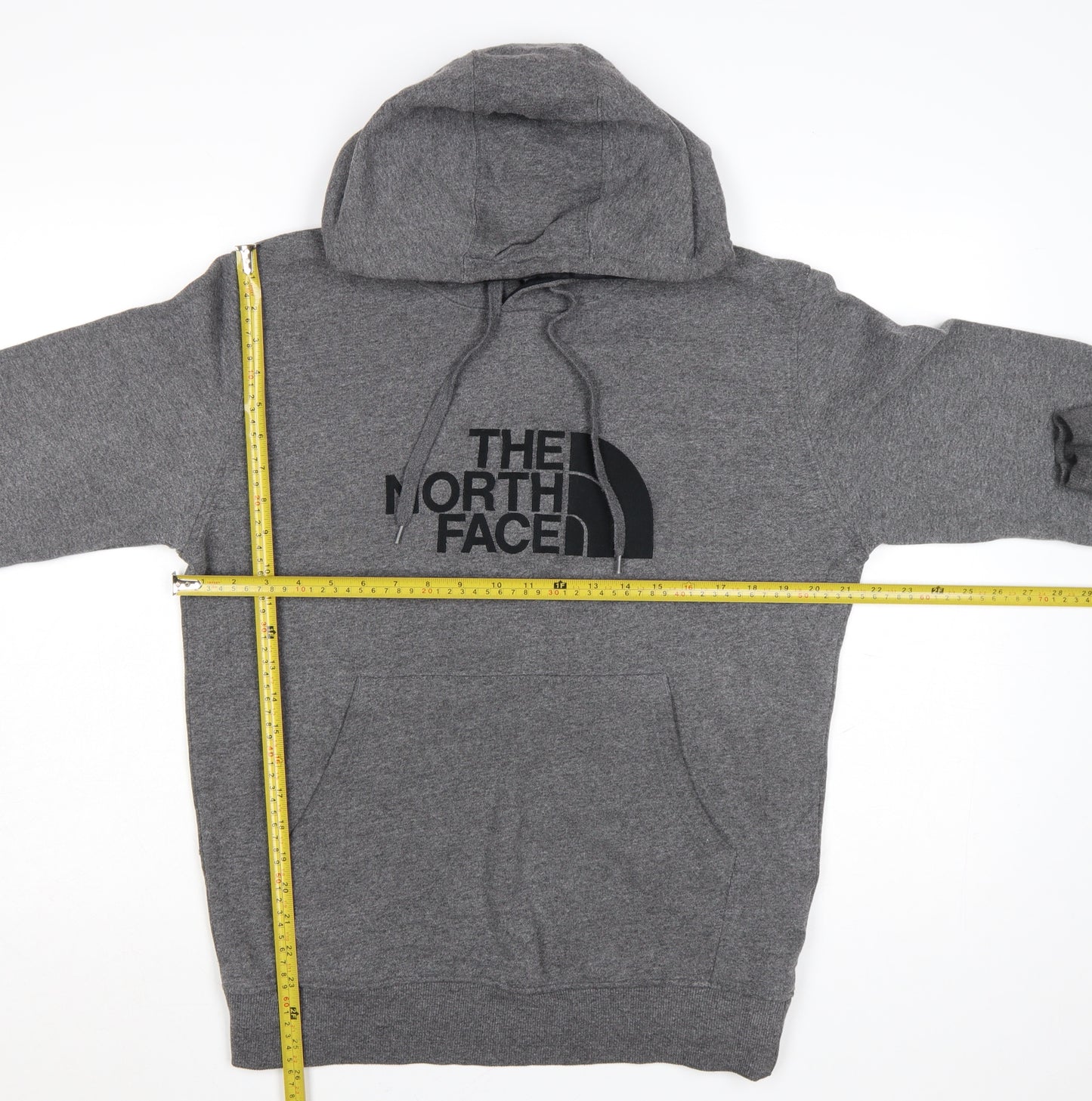 The North Face Mens Grey Pullover Hoodie Size M Regular Fit
