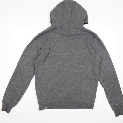 The North Face Mens Grey Pullover Hoodie Size M Regular Fit