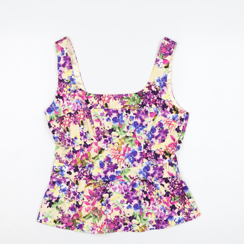 Oasis Women’s Multicoloured Floral Camisole Top Size 12