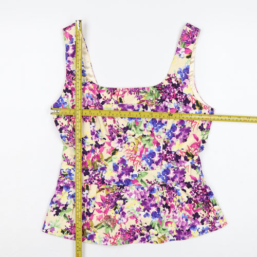 Oasis Women’s Multicoloured Floral Camisole Top Size 12