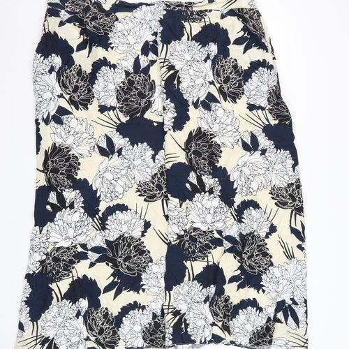 Marks and Spencer Women’s Multicoloured Floral A-Line Midi Skirt Size 22