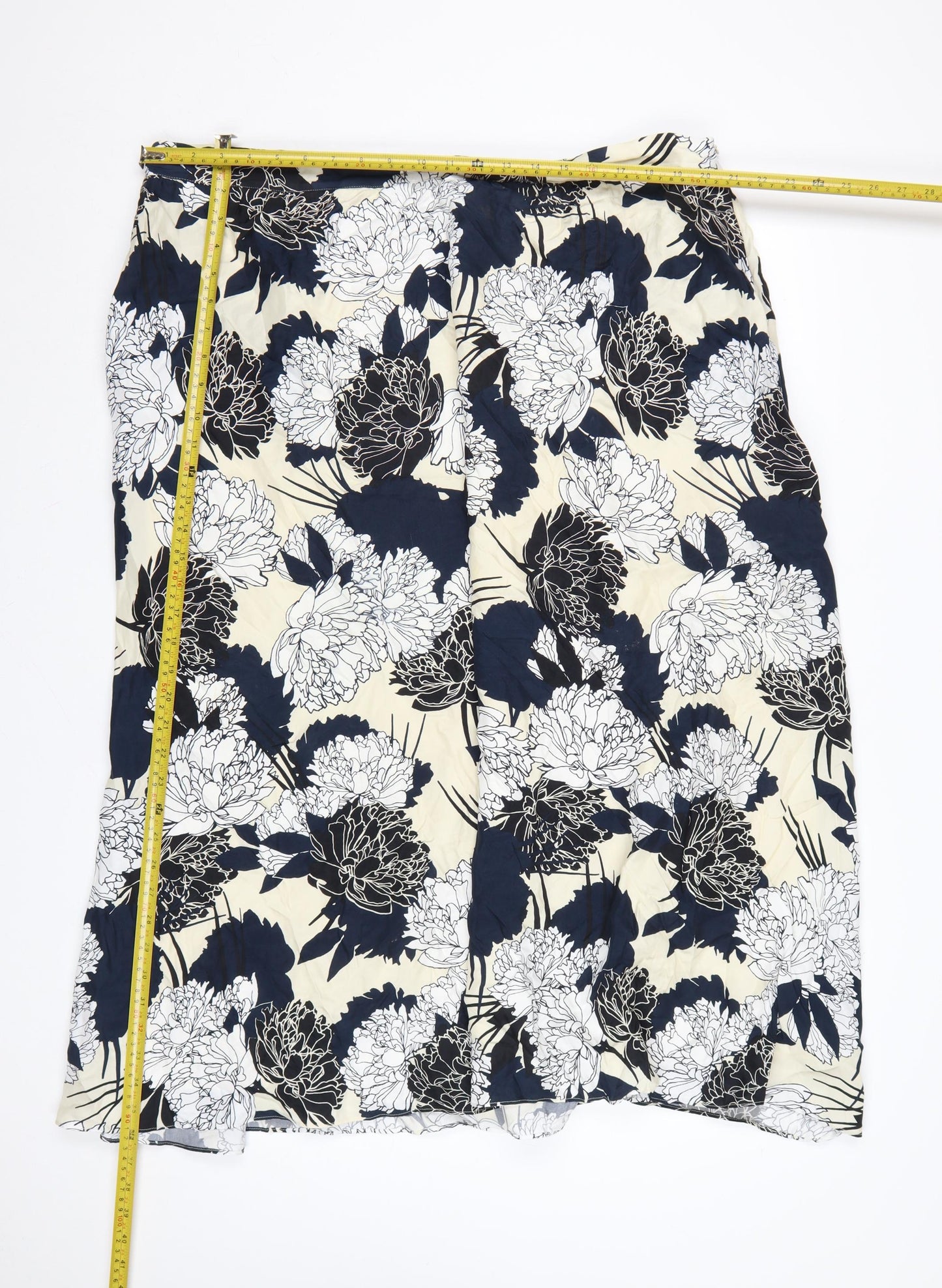 Marks and Spencer Women’s Multicoloured Floral A-Line Midi Skirt Size 22