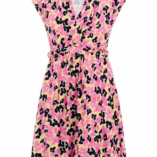 French Connection Women's Multicoloured Wrap Dress Size 6