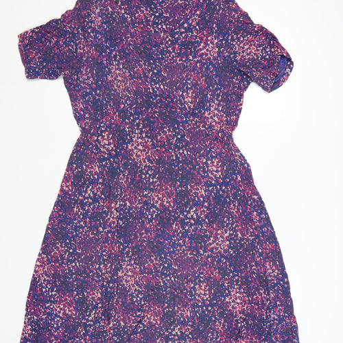 Fat Face Women's Multicoloured Size 12 A-Line Knee Length Dress