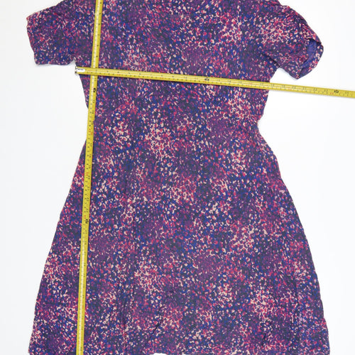 Fat Face Women's Multicoloured Size 12 A-Line Knee Length Dress
