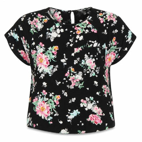 Marks and Spencer Women’s Black Floral Viscose Blouse Size 14