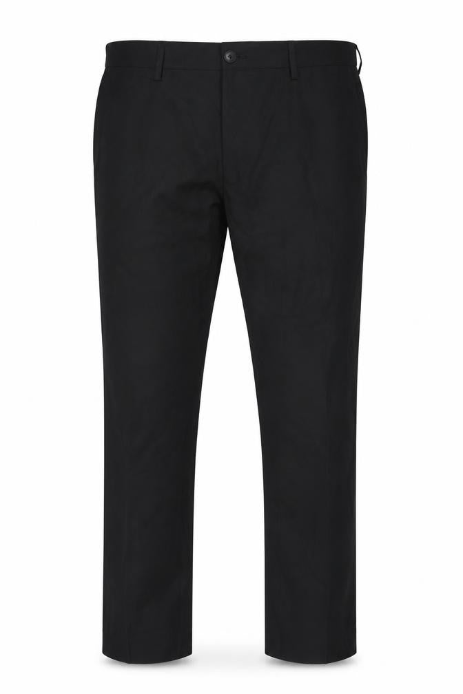 Front view of Marks & Spencer Men's Black Slim Fit 36S Trousers