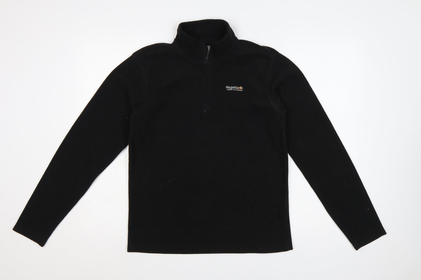 Regatta Men's Black Fleece 1/2 Zip Pullover Sweatshirt Size S