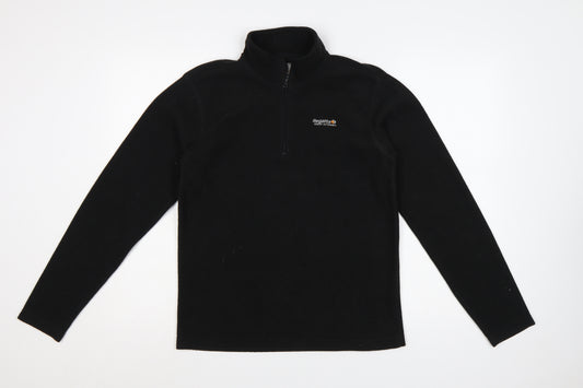 Regatta Men's Black Fleece 1/2 Zip Pullover Sweatshirt Size S