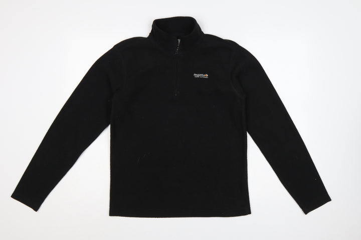 Regatta Men's Black Fleece 1/2 Zip Pullover Sweatshirt Size S