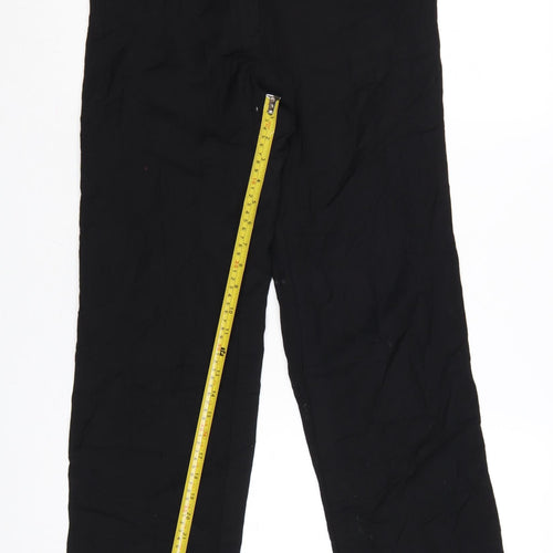 Linea Women’s Black Wool Cropped Trousers Size 10