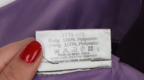 Sara Woman Purple Sheath Dress Women Size 14 Sleeveless Lined Workwear