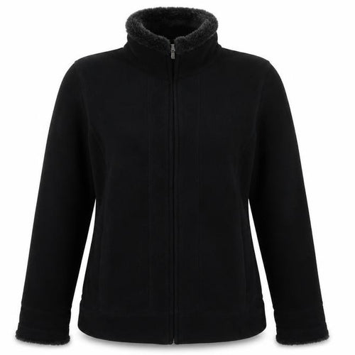 Maine New England Women's Black Fleece Jacket Size 10