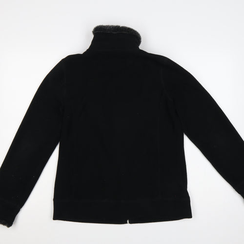 Maine New England Women's Black Fleece Jacket Size 10