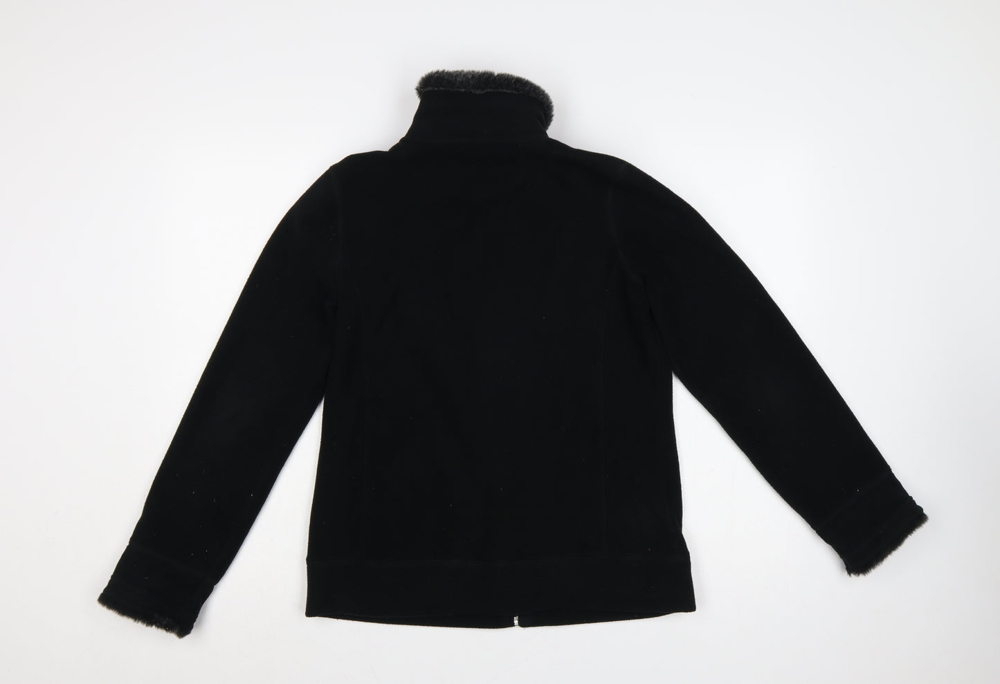 Maine New England Women's Black Fleece Jacket Size 10