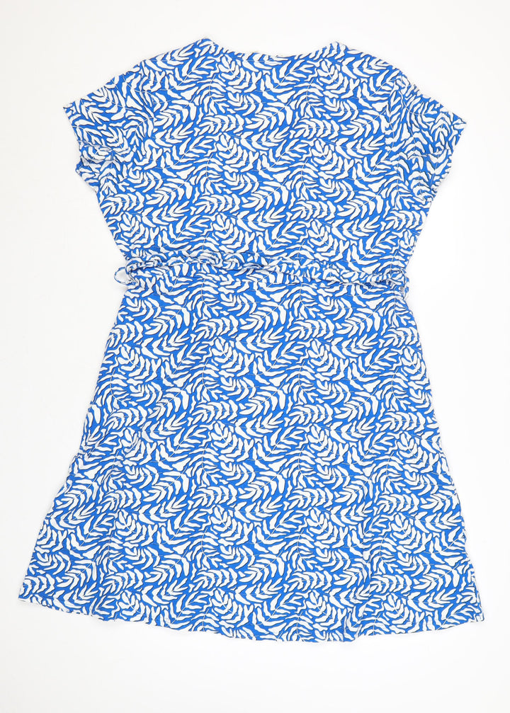 Mountain Warehouse Women’s Blue Wrap Jersey Dress UK 18 Summer UV Protective
