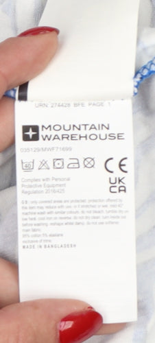 Mountain Warehouse Women’s Blue Wrap Jersey Dress UK 18 Summer UV Protective