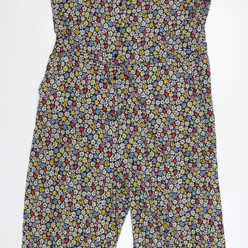 Seasalt Cornwall Women’s Blue Floral Rose Trellis Jumpsuit Size 14