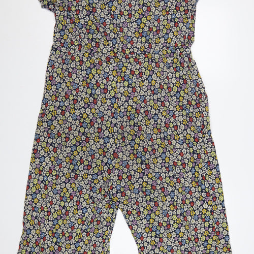 Seasalt Cornwall Women’s Blue Floral Rose Trellis Jumpsuit Size 14