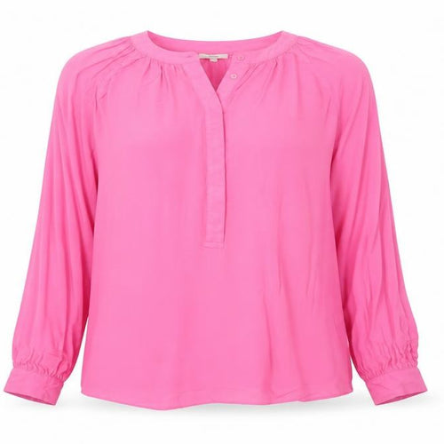 Reiss Women Pink UK 4 Viscose Long Sleeve Button Blouse
