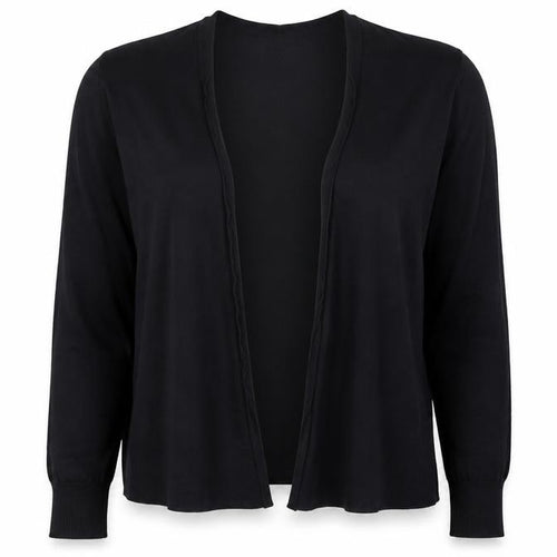 Marks and Spencer Women’s Black Size 8 Open V-Neck Cardigan