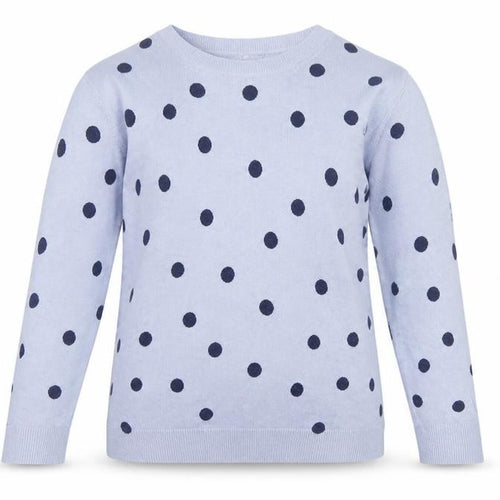 Marks & Spencer Women’s Blue Polka Dot Crew Neck Jumper Size 12