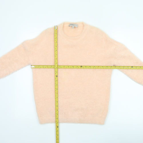 M&S Limited Edition Women’s Pink Glitter Fluffy Knit Jumper UK 10