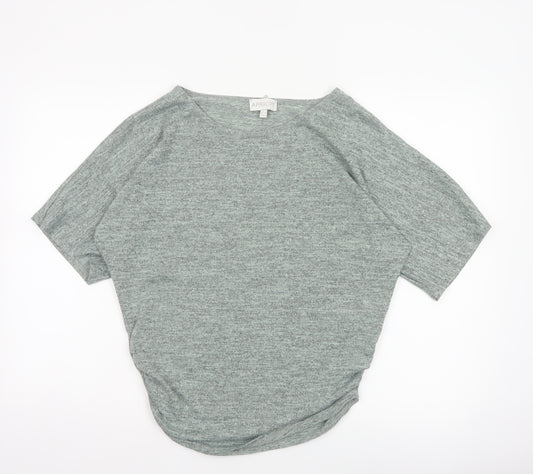 Apricot Women's Grey UK 12 Relaxed Dolman Sleeve Jersey T-Shirt