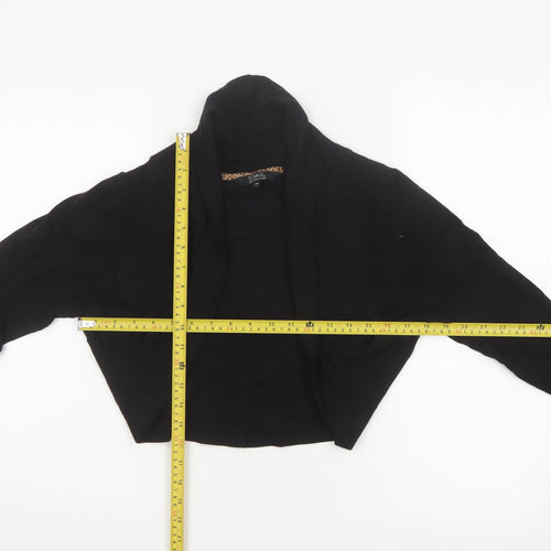 Star by Julien Macdonald Women’s Black Size 18 Open Knit Shrug Cardigan