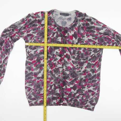 Marks & Spencer Women’s Pink Mix Size 18 Floral Button Cardigan