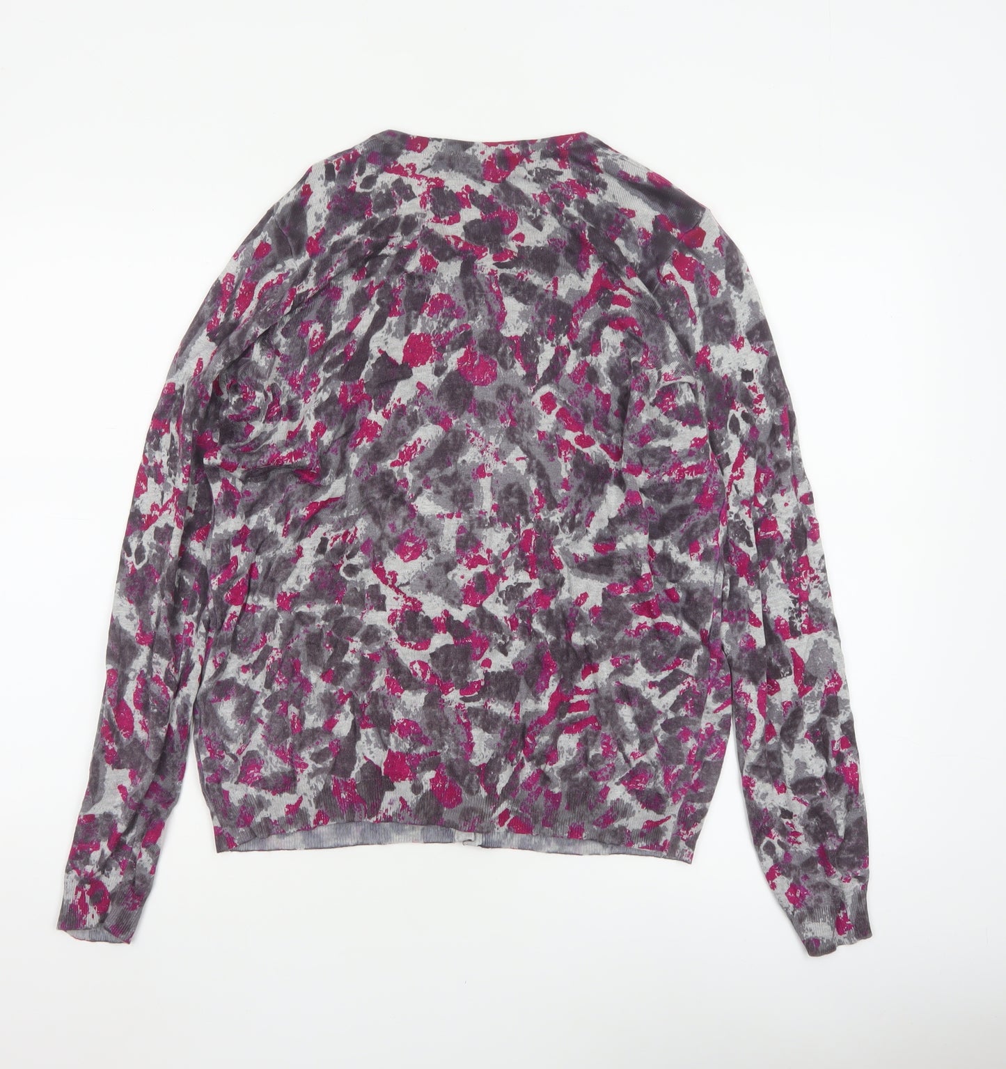 Marks & Spencer Women’s Pink Mix Size 18 Floral Button Cardigan