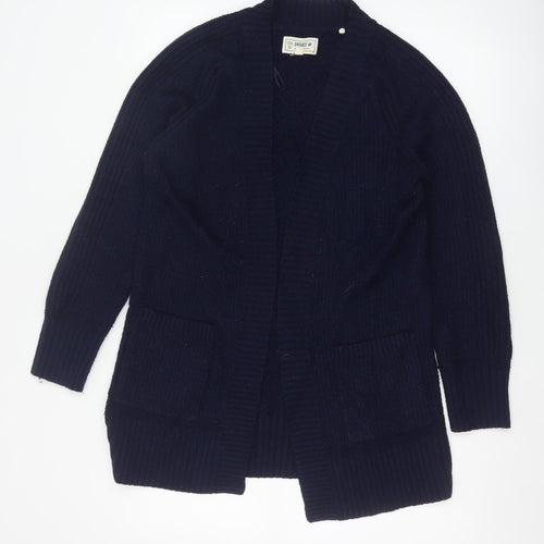 FatFace Women’s Blue UK 8 Cable Knit Open Pocket Cardigan