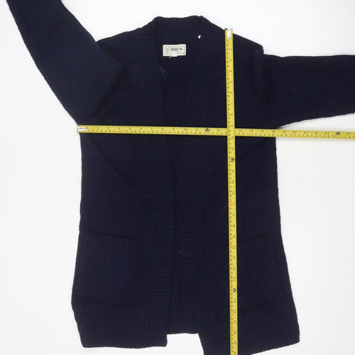 FatFace Women’s Blue UK 8 Cable Knit Open Pocket Cardigan