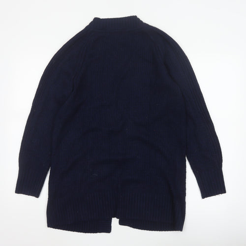 FatFace Women’s Blue UK 8 Cable Knit Open Pocket Cardigan