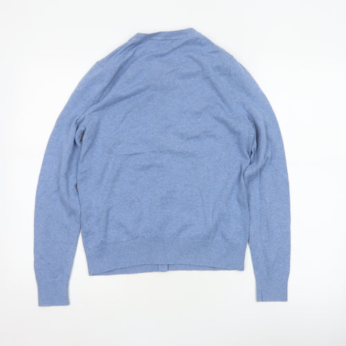 John Lewis Women’s Blue Size 8 Crew Neck Button Cardigan