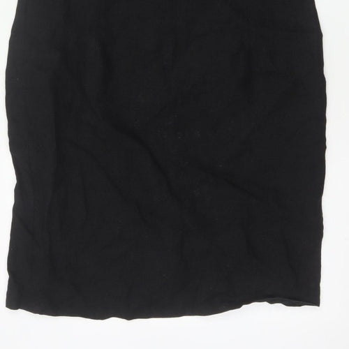 Sticky Fingers Women Black UK 14 Sleeveless Knee Length Sheath Dress