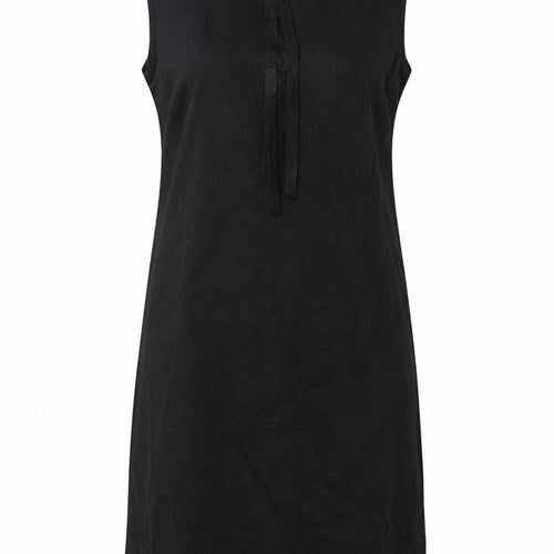 Sticky Fingers Women Black UK 14 Sleeveless Knee Length Sheath Dress