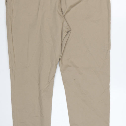 Jaeger Men’s Beige 42in Regular Tapered Stretch Chino Trousers NWT