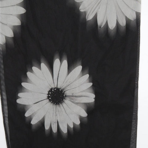 New Look Women Black UK 10 Long Floral Sleeveless Sheath Dress