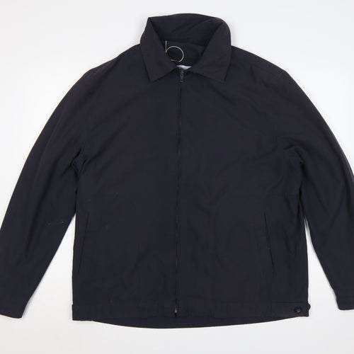 Brook Taverner Men’s Black 44 Regular Full Zip Collared Jacket