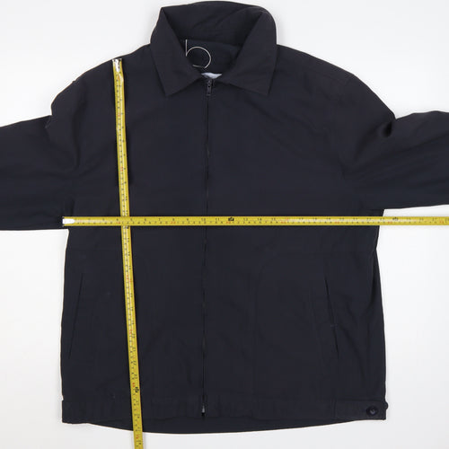 Brook Taverner Men’s Black 44 Regular Full Zip Collared Jacket